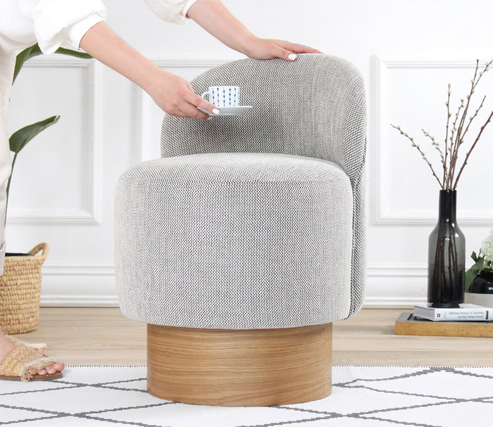 Atelier Del Sofa Barren Puf - Gris